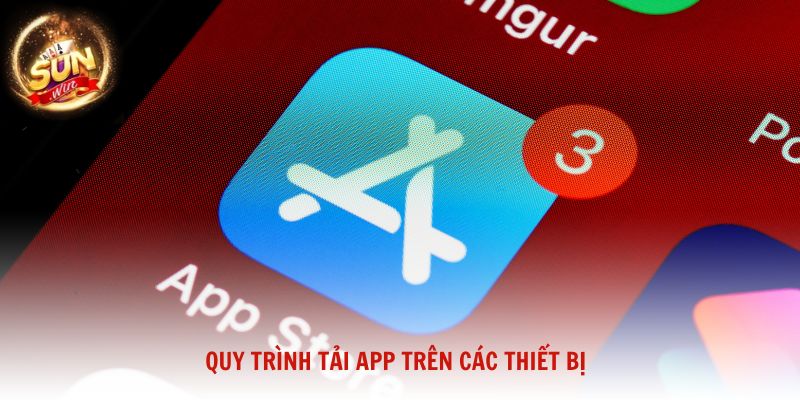 Quy trình tải app trên các thiết bị
